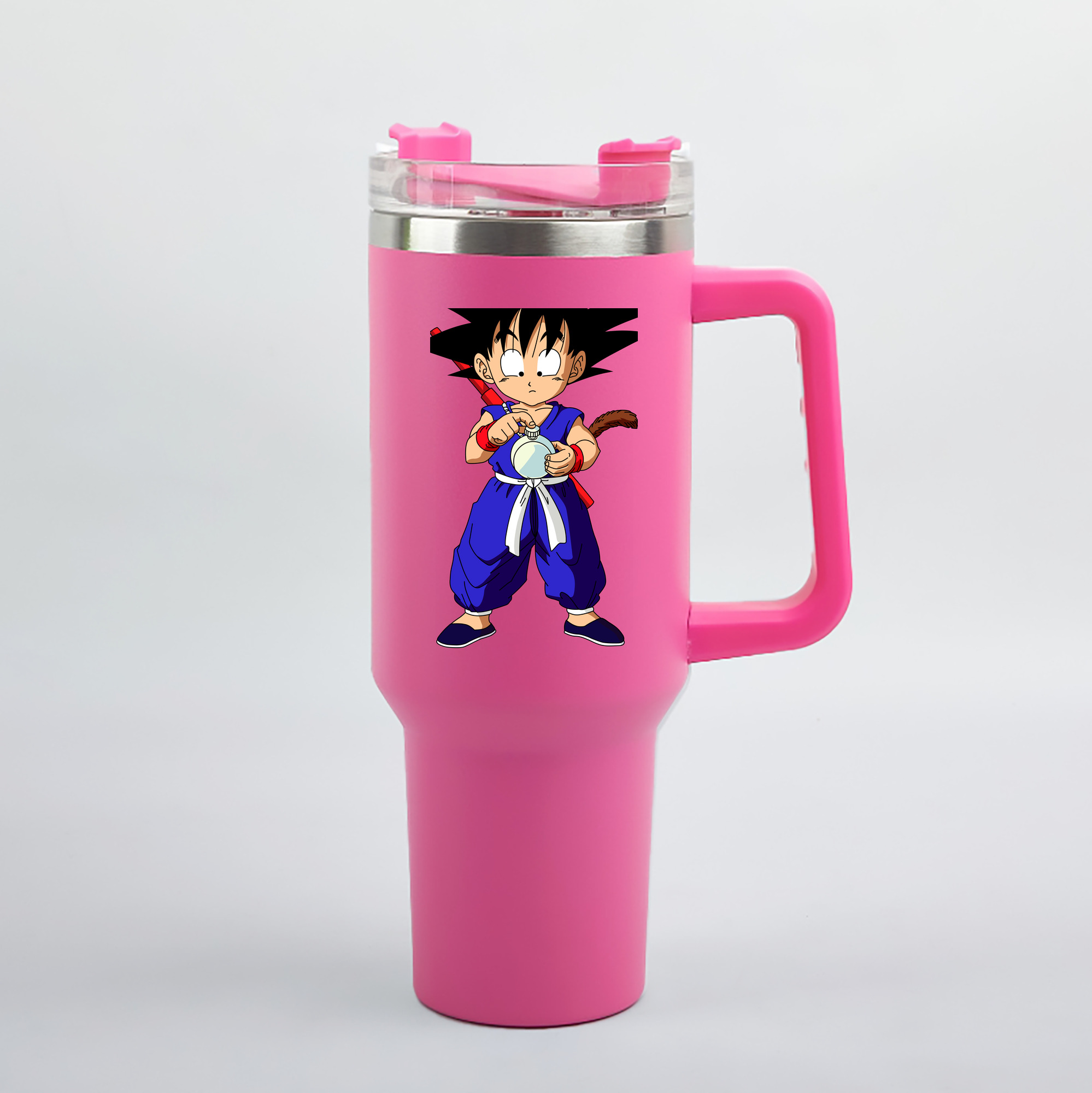 （画像用） ドラゴンボール 孫悟空（そん ごくう）Son Goku カカロット DRAGON BALL Kakarotto 1200mL車用タンブラー（カラープリント）
